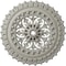 Ekena Millwork Sellek Ceiling Medallion (Fits Canopies up to 1 1/8"), 18 1/2"OD x 7/8"ID x 1 1/2"P, Pot of Cream CM18SKPCF - alternate 1